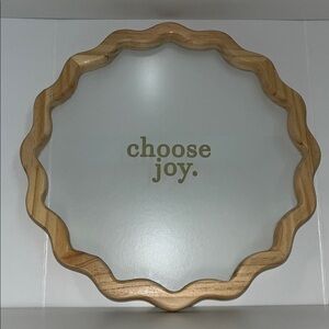 Choose Joy Wooden Glass Picture